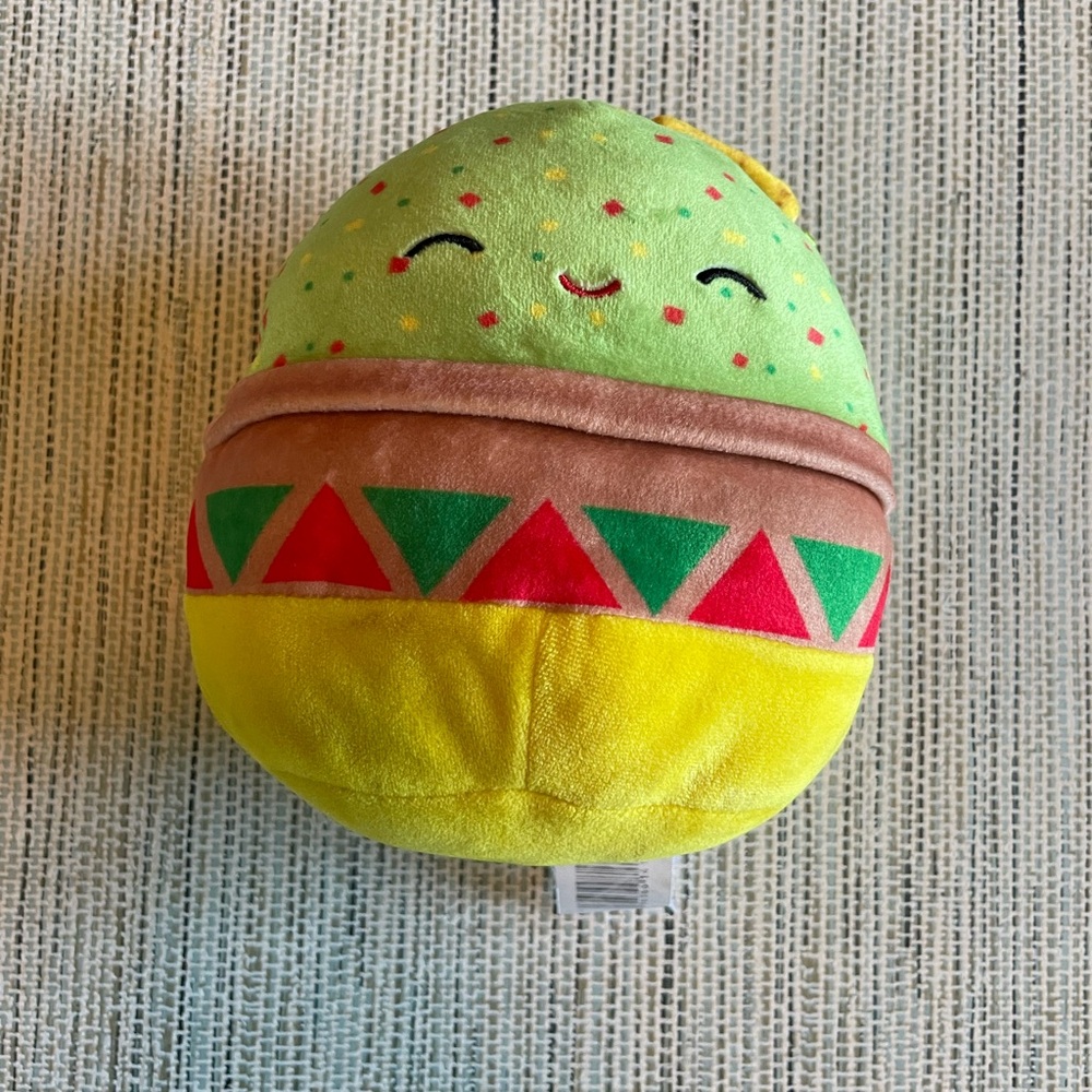 Guacamole Squishmallow dog toy